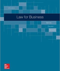 (eBook PDF) Law for Business 12th Edition
