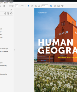 (Original PDF) Human Geography 9th by William Norton