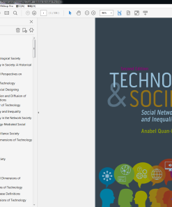 (Original PDF) Technology and Society Social Networks, Power and Inequality 2nd