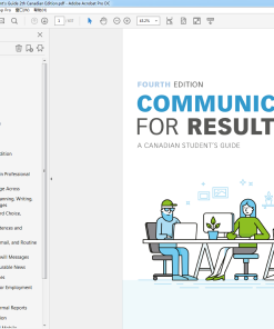 (Original PDF) Communicating for Results A Canadian Student's Guide 4th Canadian Edition