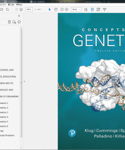 (Original PDF) Concepts of Genetics (12th Edition)