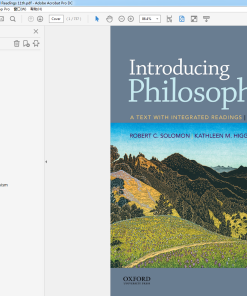(Original PDF) Introducing Philosophy: A Text with Integrated Readings 11th