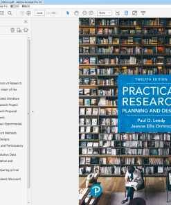 (Original PDF) Practical Research: Planning and Design (12th Edition)