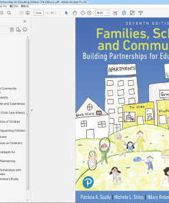 (Original PDF) Families, Schools, and Communities Building Partnerships for Educating Children (7th Edition)