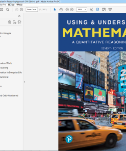 (Original PDF) Using & Understanding Mathematics A Quantitative Reasoning Approach (7th Edition)