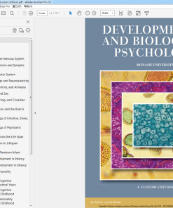 (Original PDF) Developmental and Biological Psychology (Custom Edition)