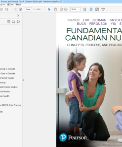 (Original PDF) Fundamentals of Canadian Nursing Concepts, Process, and Practice 4th Canadian Edition