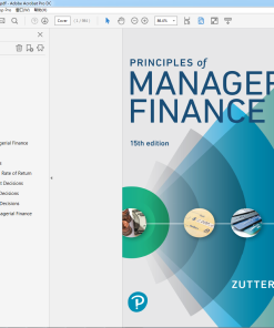 (Original PDF) Principles of Managerial Finance 15th Edition