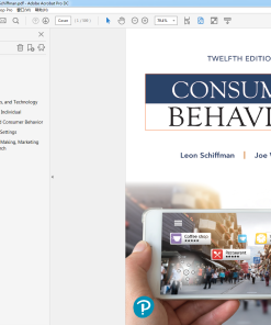 (Original PDF) Consumer Behavior 12th Edition by Leon G. Schiffman