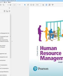 (Original PDF) Human Resource Management 15th Edition by Joseph