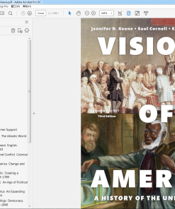 (Original PDF) Visions of America 3rd Edition by Jennifer D. Keene