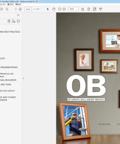 (Original PDF) OB: Key Concepts, Skills, and Best Practices 5th Canadian Edition
