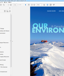(Original PDF) Our Environment A Canadian Perspective 5th Canadian Edition