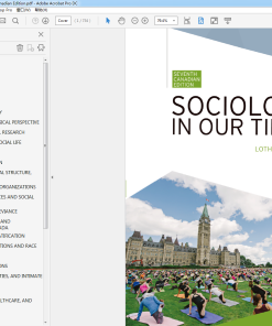 (Original PDF) Sociology in Our Times 7th Canadian Edition