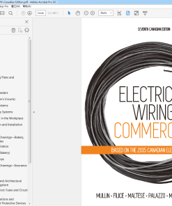 (Original PDF) Electrical Wiring Commercial 7th Canadian Edition