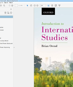 (eBook PDF) Introduction to International Studies by Brian Orend