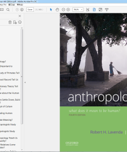 (Original PDF) Anthropology What Does it Mean to Be Human 4th Edition