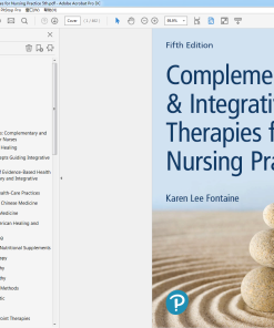 (Original PDF) Complementary and Alternative Therapies for Nursing Practice 5th