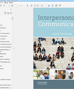 (Original PDF) Interpersonal Communication 7th Edition