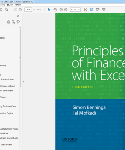 (Original PDF) Principles of Finance with Excel 3rd Edition
