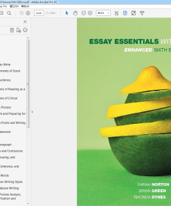 (Original PDF) Essay Essentials with Readings, Enhanced 6th Edition