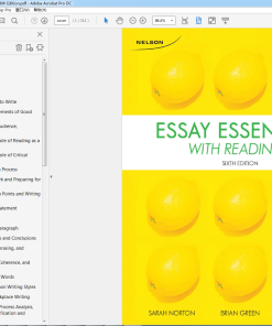 (Original PDF) Essay Essentials with Readings 6th Edition