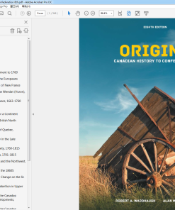 (Original PDF) Origins Canadian History to Confederation 8th