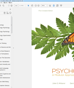 (Original PDF) Psychology A Modular Approach Canadian Edition