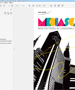 (Original PDF) Mediascapes New Patterns in Canadian Communication 4th