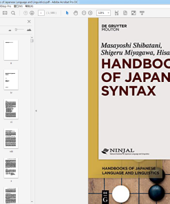(Original PDF) Handbook of Japanese Syntax (Handbooks of Japanese Language and Linguistics)