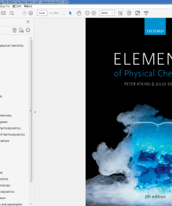(Original PDF) Elements of Physical Chemistry 7th Edition by Peter Atkins