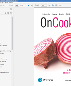 (Original PDF) On Cooking 7th by Sarah R. Labensky