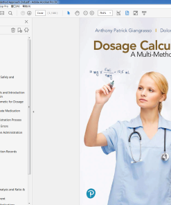 (Original PDF) Dosage Calculations: A Multi-Method Approach 2nd