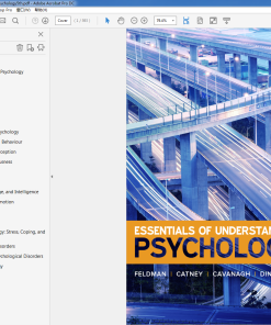 (Original PDF) Essentials of Understanding Psychology5th