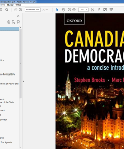 (Original PDF) Canadian Democracy A Concise Introduction