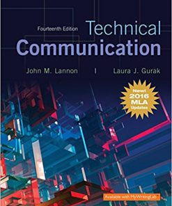 (eBook PDF) Technical Communication 14th Edition by John M. Lannon