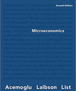 (eBook PDF) Microeconomics, 2nd Edition by Daron Acemoglu