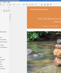 (Original PDF) Professional Counseling: A Process Guide to Helping 8th Edition