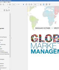 (Original PDF) Global Marketing Management, 7th Edition