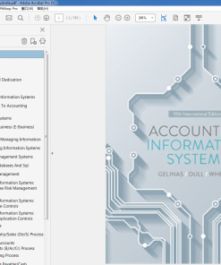 (Original PDF) Accounting Information Systems 10th Australia