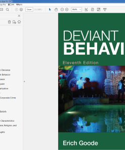 (Original PDF) Deviant Behavior 11th Edition by Erich Goode