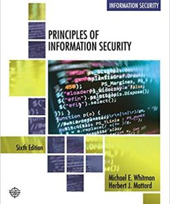 (Original PDF) Principles of Information Security 6th by Michael E. Whitman