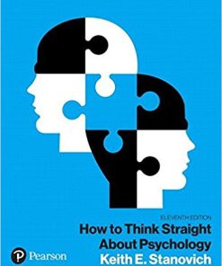 (Original PDF) How to Think Straight About Psychology 11th Edition