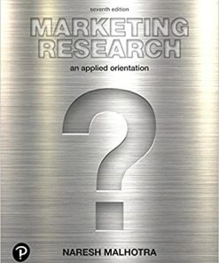 (Original PDF) Marketing Research An Applied Orientation 7th by Naresh K. Malhotra