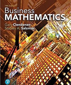 (Original PDF) Business Mathematics 14th by Gary Clendenen
