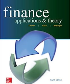 (Original PDF) Finance: Applications and Theory 4th Edition