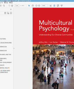 (Original PDF) Multicultural Psychology Understanding Our Diverse Communities 4th Edition
