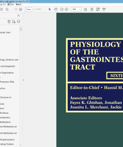 (Original PDF) Physiology of the Gastrointestinal Tract 6th Edition