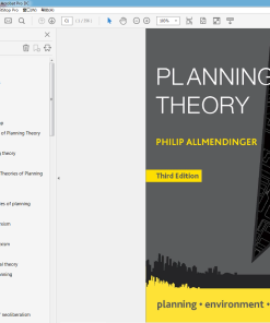(Original PDF) Planning Theory, 3rd Edition by Philip Allmendinger