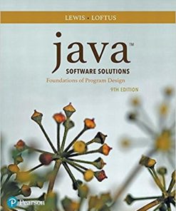 (eBook PDF) Java Software Solutions 9th Edition by John Lewis